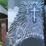 Фото Одинарный гранитный памятник - Сердце Девы Марии