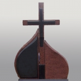 Фото Одинарный гранитный памятник - Гранитный крест