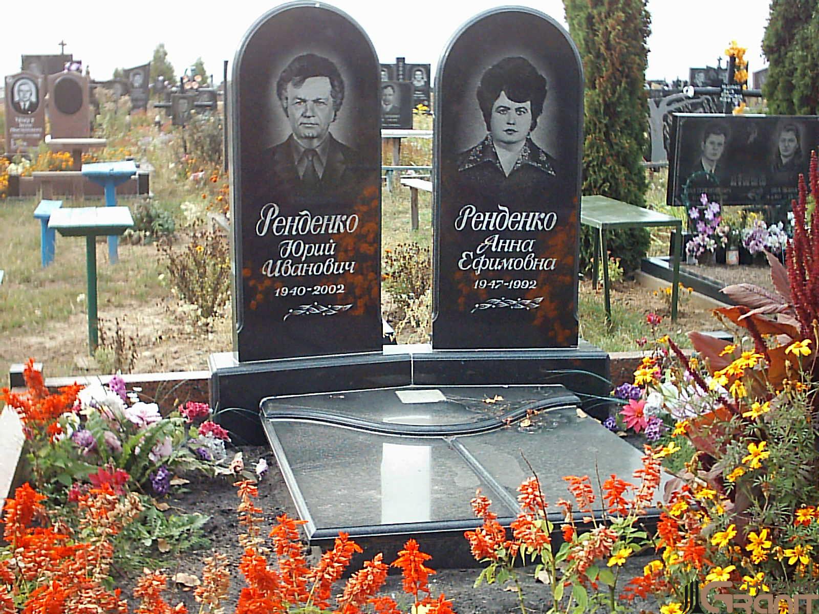 Double granite monument - The perfect match Double granite monument - The perfect match